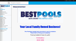 Desktop Screenshot of bestpools.net