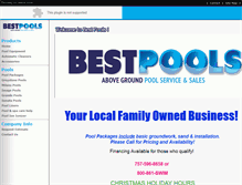 Tablet Screenshot of bestpools.net